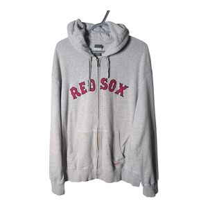 Nike Boston Red Sox Team Lettering Hoodie, Heather Grey Size‎ XL